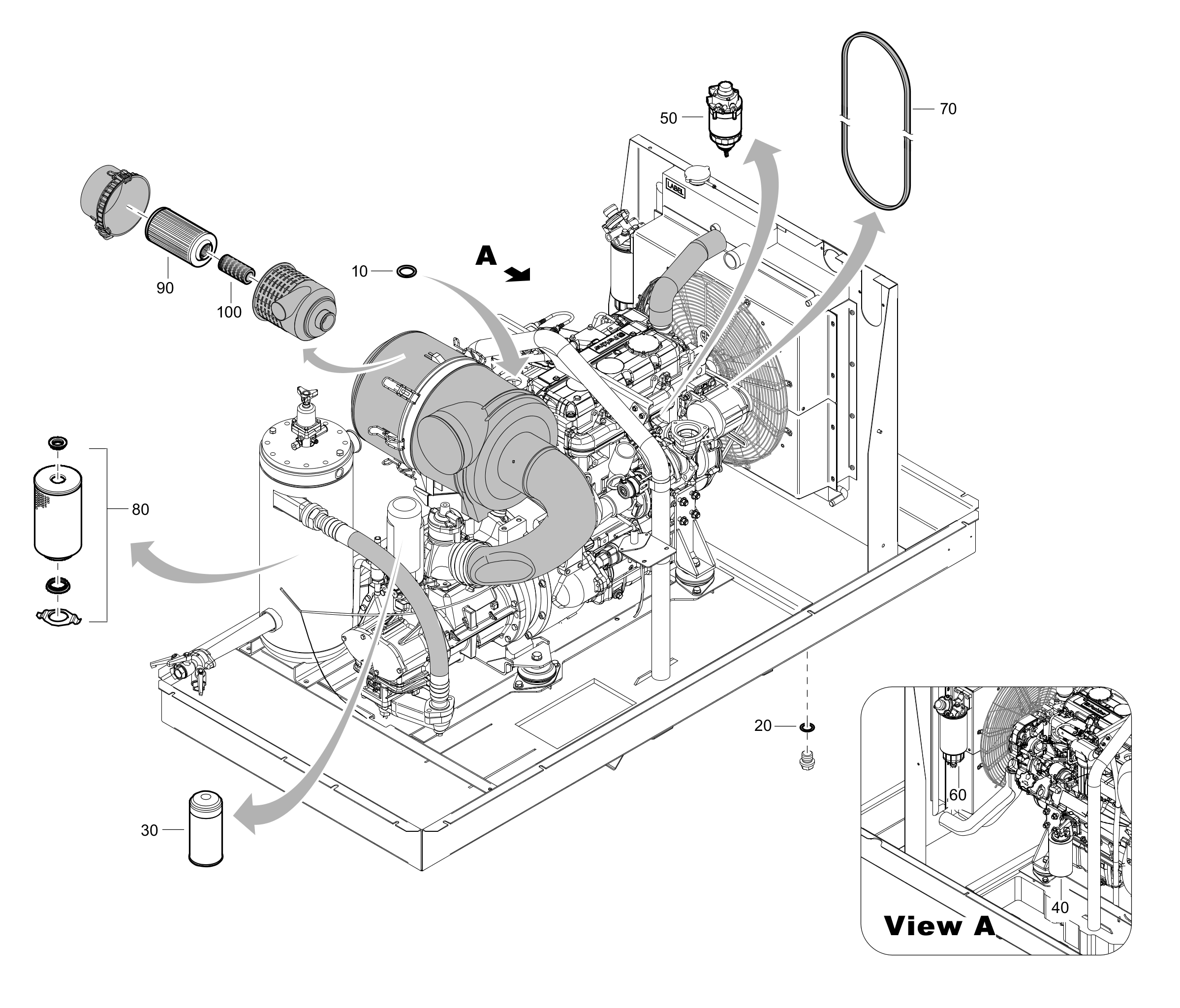 1028910229 SERVICE KIT (1000H) - Parts Online