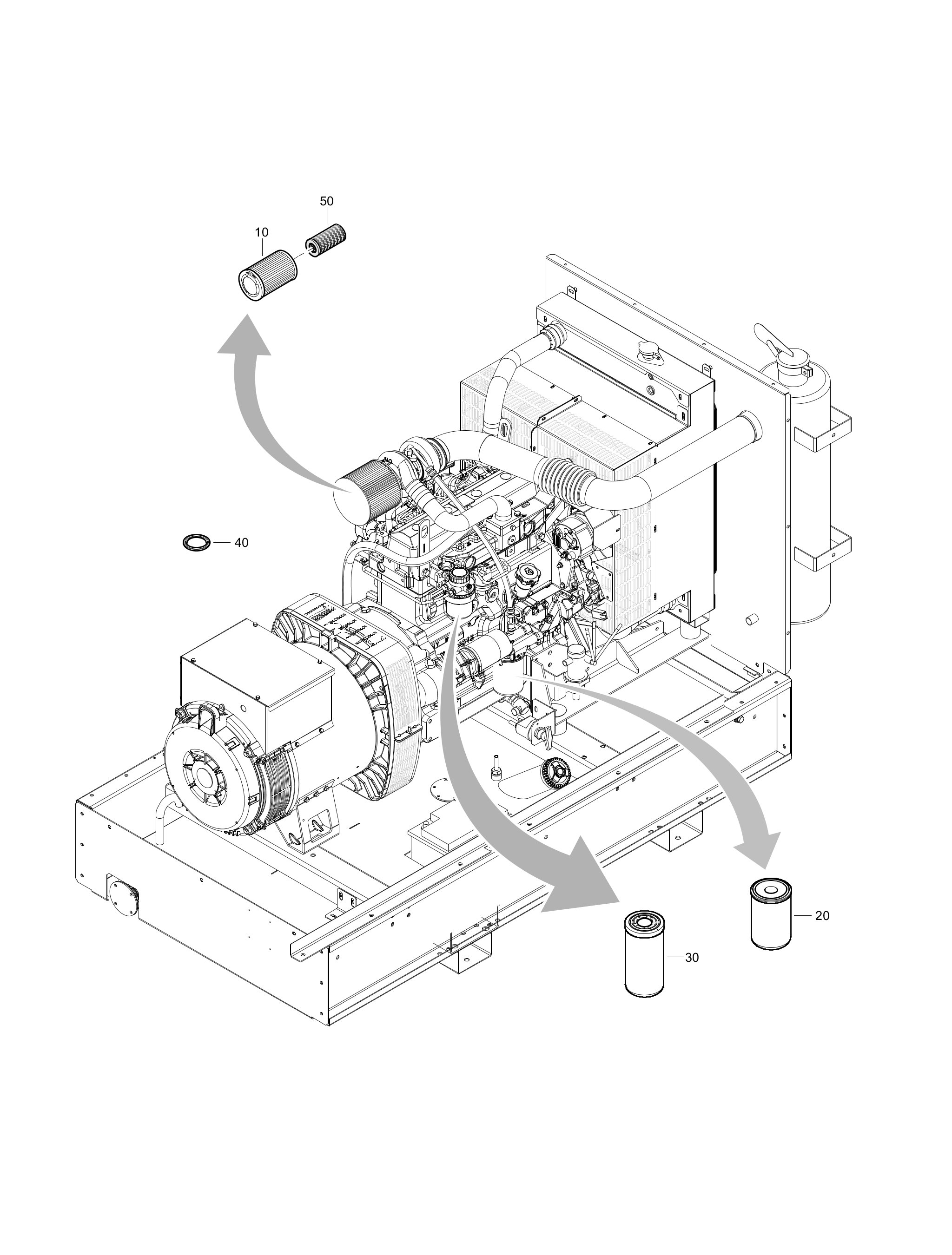 1636319038 SERVICE PACK 1000H - Parts Online