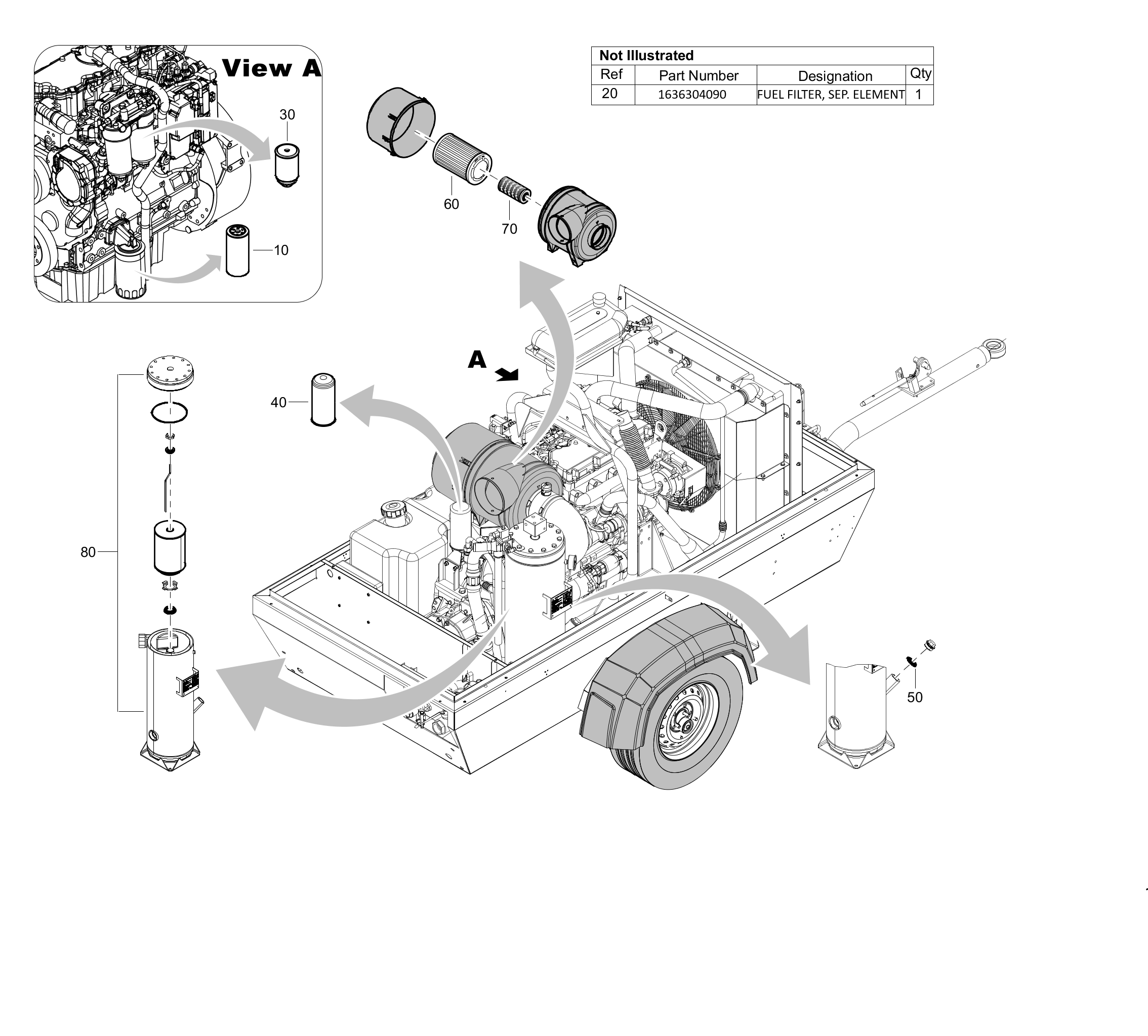 1028904244 SERVICE KIT (1000H) - Parts Online