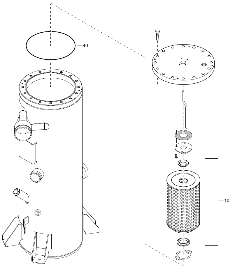2911011600 KIT OIL SEPARATOR