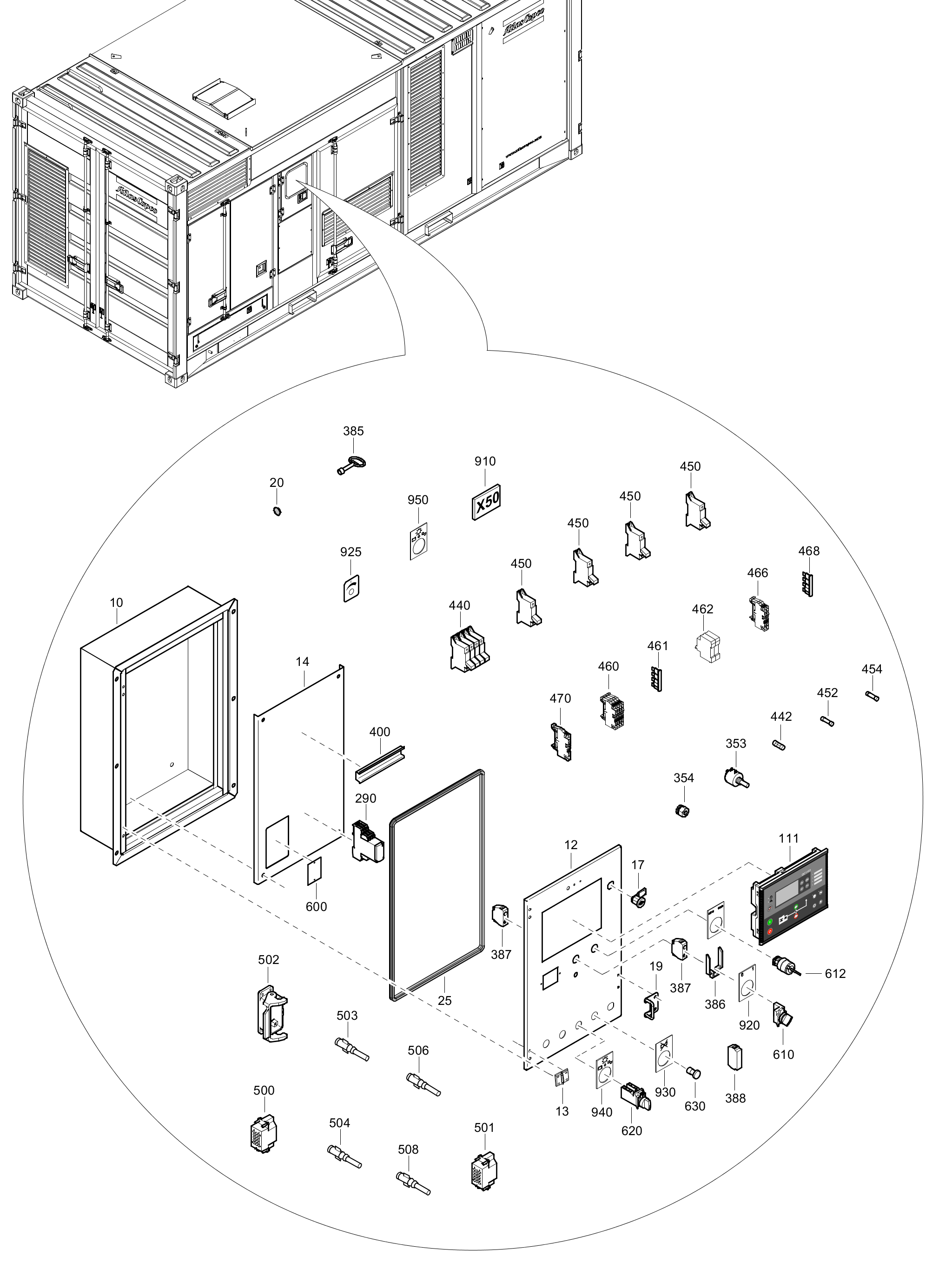1636002643 Control cubicle Qc1103