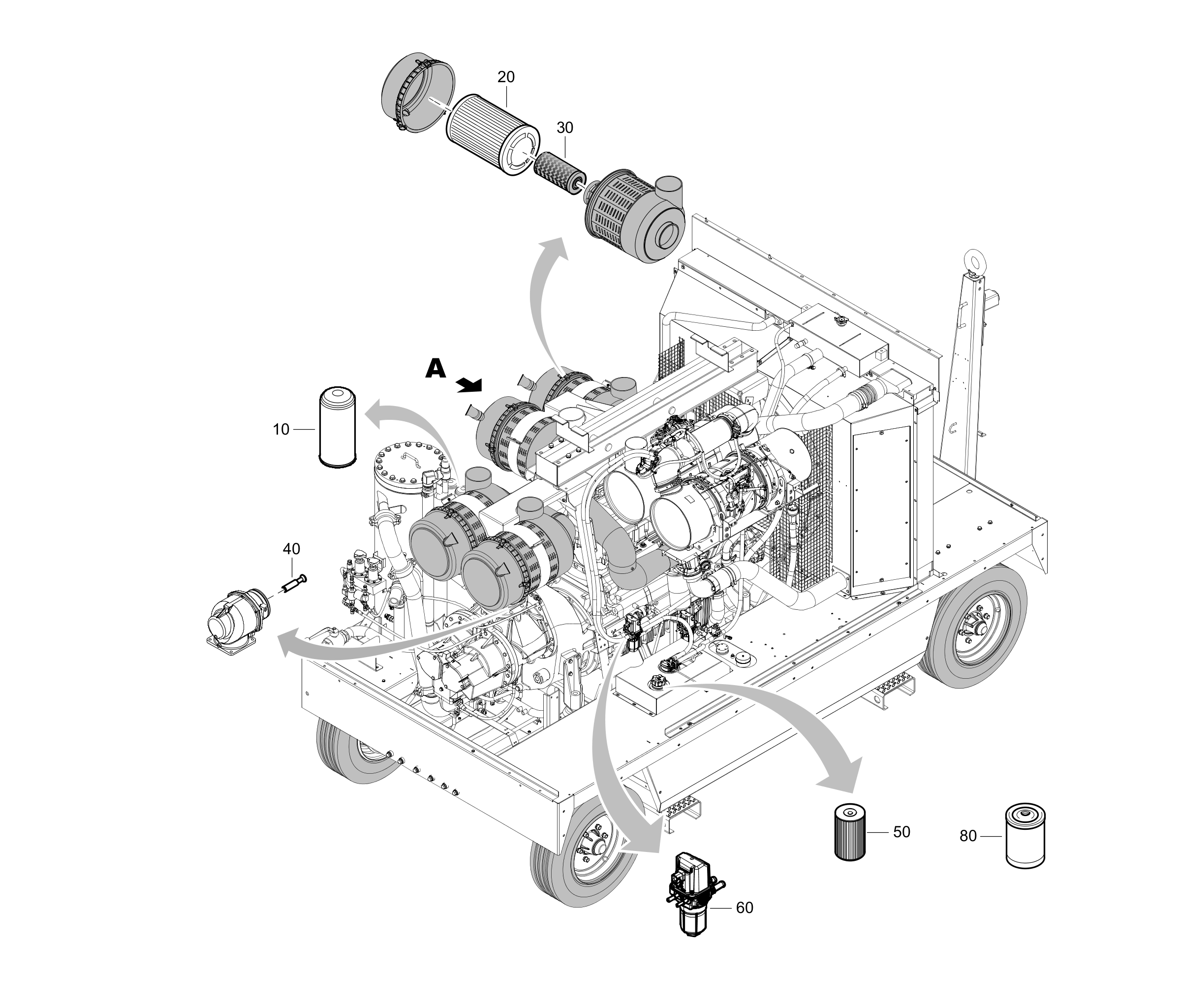 3002611370 1000H SERVICE KIT FOR 294KW&31 - Parts Online